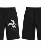 Custom Winter DTG Black Sweat Wear Shorts B2B