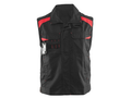 Industrial Utility Waistcoat – Black and Red | B2B Low MOQ Manufacturer