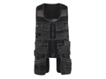Multi-Pocket Workwear Waistcoat – Black | B2B Low MOQ Manufacturer