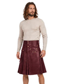 Men’s Leather Utility Kilt Wholesale | Gladiator Warrior Scottish Kilt Manufacturer