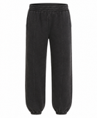 Custom Black Acid Wash Baggy Jogger Pants B2B