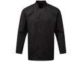 Long Sleeve Chef Jacket Black | B2B Low MOQ Hospitality Workwear Manufacturer
