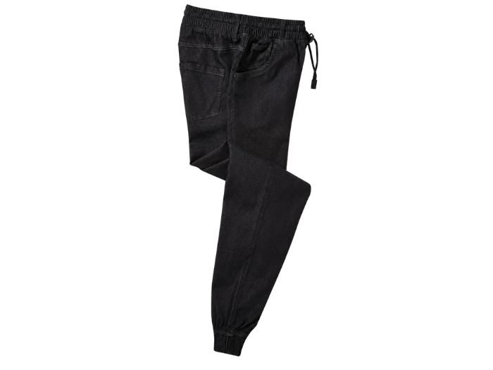 Chef Jogger Trousers Black | B2B Low MOQ Hospitality Workwear Manufacturer front design preview