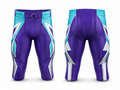 Custom Purple Turquoise American Football Shorts | Wholesale Teamwear Shorts