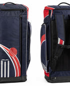 Custom Navy Red Cricket Kit Bag – Wholesale Team Sports Gear Bag for Clubs