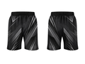 Black & Gray ESports Shorts – Custom Team Gaming Uniform, Wholesale Bulk, Low MOQ