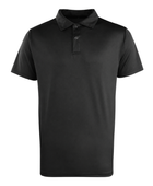 Black Hospitality Stud-Fastened Polo Shirt | B2B Low MOQ Workwear Manufacturer