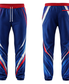 Blue Red White Corn Hole Performance Pants – Wholesale Bulk Team Apparel, Low MOQ Activewear