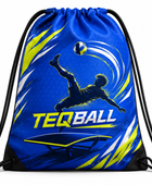 Custom Teqball Drawstring Bag – Blue Yellow Sports Backpack for Wholesale Teamwear Buyers