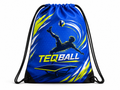 Custom Teqball Drawstring Bag – Blue Yellow Sports Backpack for Wholesale Teamwear Buyers