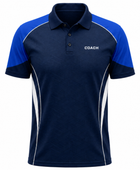 Custom Teqball Coach Staff Polo – Navy Blue Wholesale Teamwear