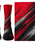 Custom Red Squash Socks & Towel Set – Wholesale Team Accessories