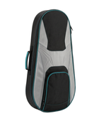Custom Squash Racket Bag – Black Grey Teal Team Bag