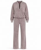Custom Women’s Acid Wash Tracksuit Dusty Mauve B2B
