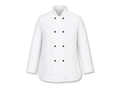 Women’s Double-Breasted Chef Jacket White | B2B Low MOQ Hospitality Workwear Manufacturer