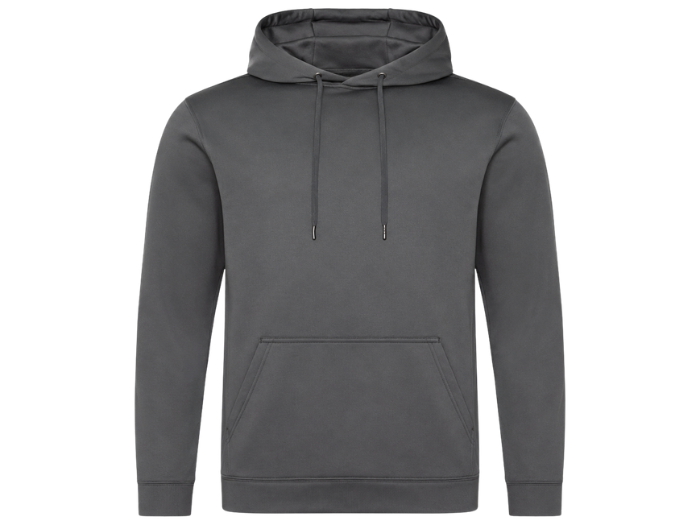 Pullover Training Hoodie Dark Grey | B2B Low MOQ Personal Trainer Workwear Manufacturer front design preview