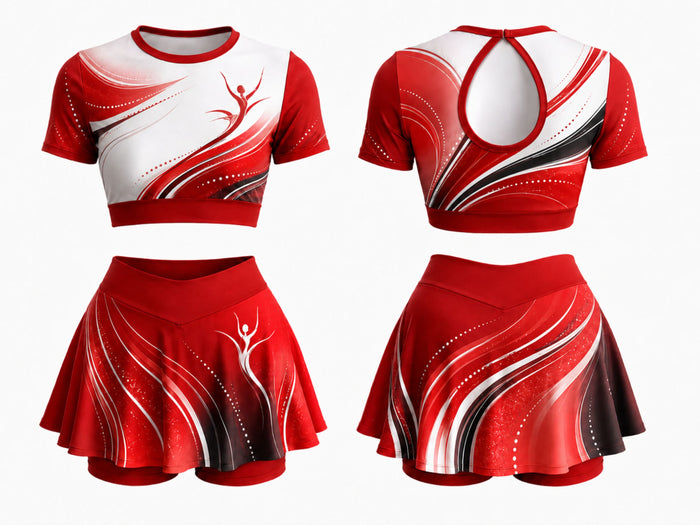 CROP TOP & SKIRT SET