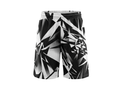 Custom Black, White & Gray Basketball Sublimated Shorts