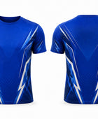 Wholesale Blue Powerlifting Jersey Short Sleeve – Bulk, Low MOQ, Team Strength Training Top