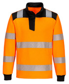 Railway Reflective Quarter-Zip Sweatshirt Orange and Black | B2B Low MOQ Railway Workwear Manufacturer
