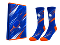 Custom ping pong Towel and Socks Set – Blue Orange Ping Pong Accessories for Wholesale Buyers
