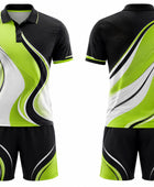 Green & Black Disc Golf Uniform – Custom Team Jersey & Shorts, Wholesale Bulk, Low MOQ