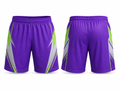 Wholesale Purple & Lime Lacrosse Shorts – Custom Team Uniforms, Bulk Orders, Low MOQ, Performance Sportswear