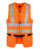Workwear Hi-Vis Tool Vest Orange | B2B Low MOQ Manufacturer