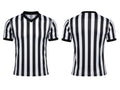 Custom Black White Basketball Referee Shirt | Wholesale V-Neck Officials Uniform