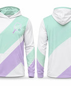 Custom Pickleball Hoodie | Wholesale Pickleball Team Hoodie | Mint Green Lavender White | Apparels Bridge