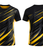 Black & Yellow Squash Jersey – Bulk Team Jersey, Low MOQ, Wholesale Performance Sportswear