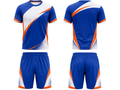 Blue, White & Orange ESports Uniform – Custom Team Gaming Jersey & Shorts, Wholesale Bulk