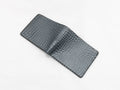 Custom Gray Crocodile Embossed Leather Bifold Wallet Set Wholesale Promotional Corporate Gift Manufacturer