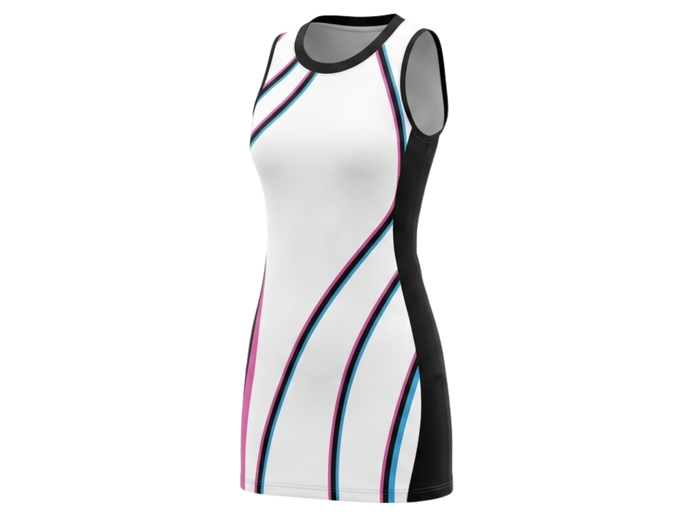 Custom White Basketball Dress for women,s – Women’s Team Uniform – Wholesale & Bulk Orders front design preview