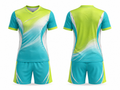 Teal & lime Men’s Swimming Jersey & Shorts Set – Wholesale, Low MOQ, Bulk Performance Swimwear