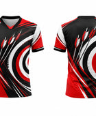Black & Red Archery Jersey – Bulk Team Jersey, Low MOQ, Wholesale Performance Sportswear