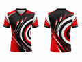 Black & Red Archery Jersey – Bulk Team Jersey, Low MOQ, Wholesale Performance Sportswear