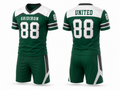 Green & White Custom Football Uniform – Wholesale Bulk Team Kit, Low MOQ, B2B Performance Apparel
