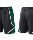 Black & Green Custom Football Shorts – Wholesale Bulk Team Uniform, Low MOQ, B2B Performance Apparel