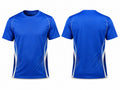 Blue & White Athletic Shirt – Team Performance Jersey, Wholesale Bulk, Low MOQ