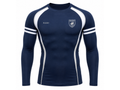 Custom Navy Rugby Compression Shirt | Wholesale Long Sleeve Team Base Layer