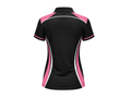 Custom Bowling Polo Shirt – Black Pink White Sublimated Team Apparel