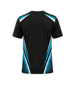 Custom Bowling Fan T-Shirt – Black Teal White Sublimated Lifestyle Apparel