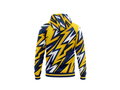 Wholesale Basketball Hoodie – Yellow Navy Lightning Sublimated Pullover Teamwear