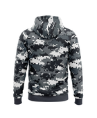 Wholesale Basketball Hoodie – Black White Digital Camo Sublimated Teamwear