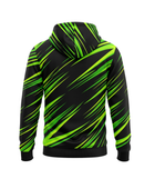 Wholesale Basketball Hoodie – Neon Green Black Sublimated Pullover Teamwear