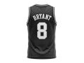 Custom Black Basketball Embroidered Jersey – Wholesale Polyester Teamwear