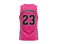 Custom Pink Basketball Embroidered Jersey – Wholesale Polyester Teamwear