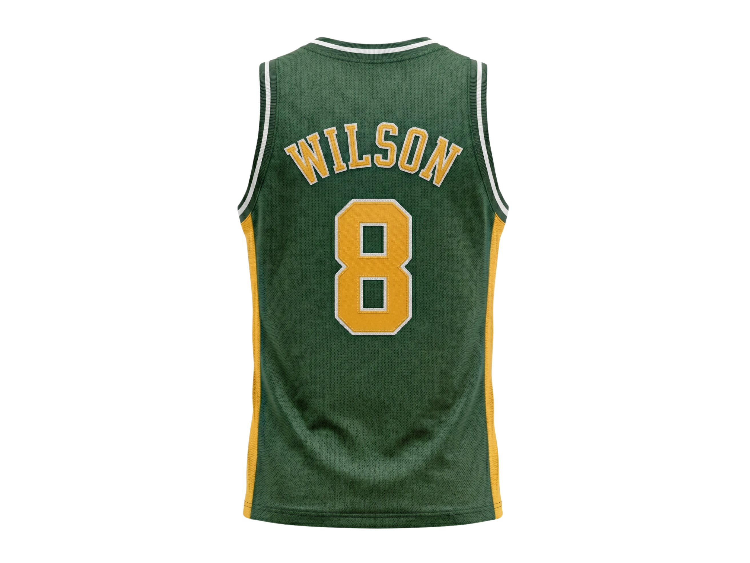 Custom Green Basketball Embroidered Jersey Wholesale Polyester Teamwear
