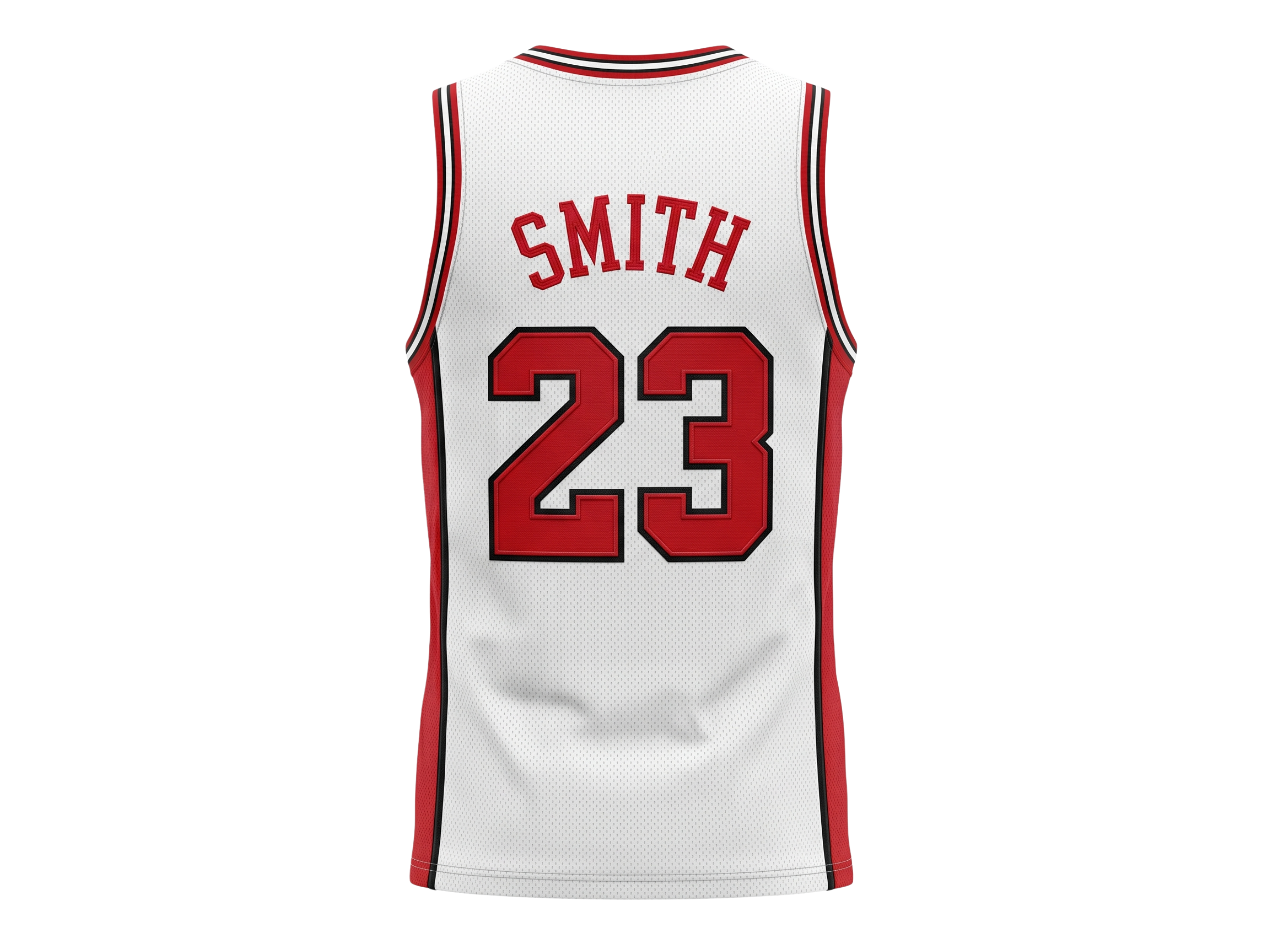 Custom White Basketball Embroidered Jersey Wholesale Polyester Teamwear